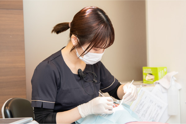 担当衛生士制で信頼関係構築!担当制のため患者さんへの理解と信頼を得られる